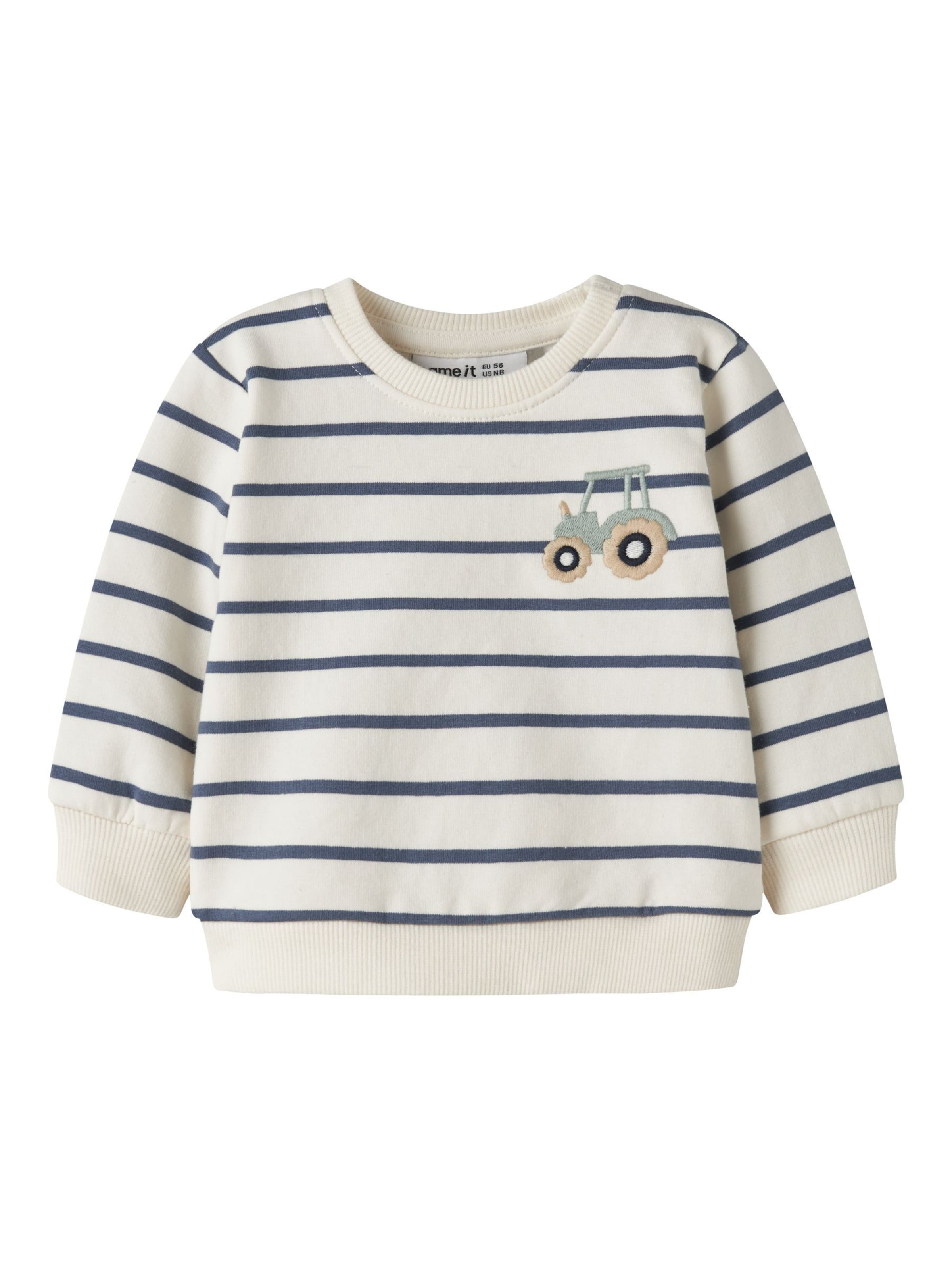 Sweat NAME IT en blanc : devant