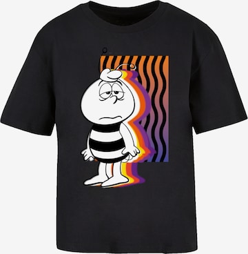 T-shirt oversize 'Die Biene Maja ' F4NT4STIC en noir : devant
