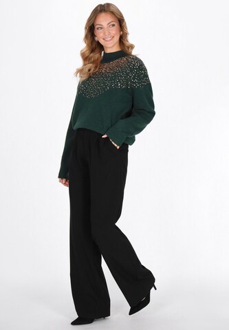 Pull-over faina en vert