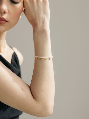 Bracelet 'Bracelet Rime initiale' LA MAISON GISEL B. en blanc