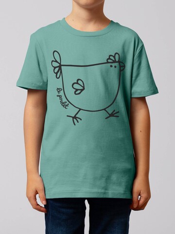 watabout.kids Shirt 'Le poulet - das Huhn' in Blauw