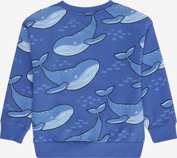 Lindex Sweatshirt 'Whale' i blå