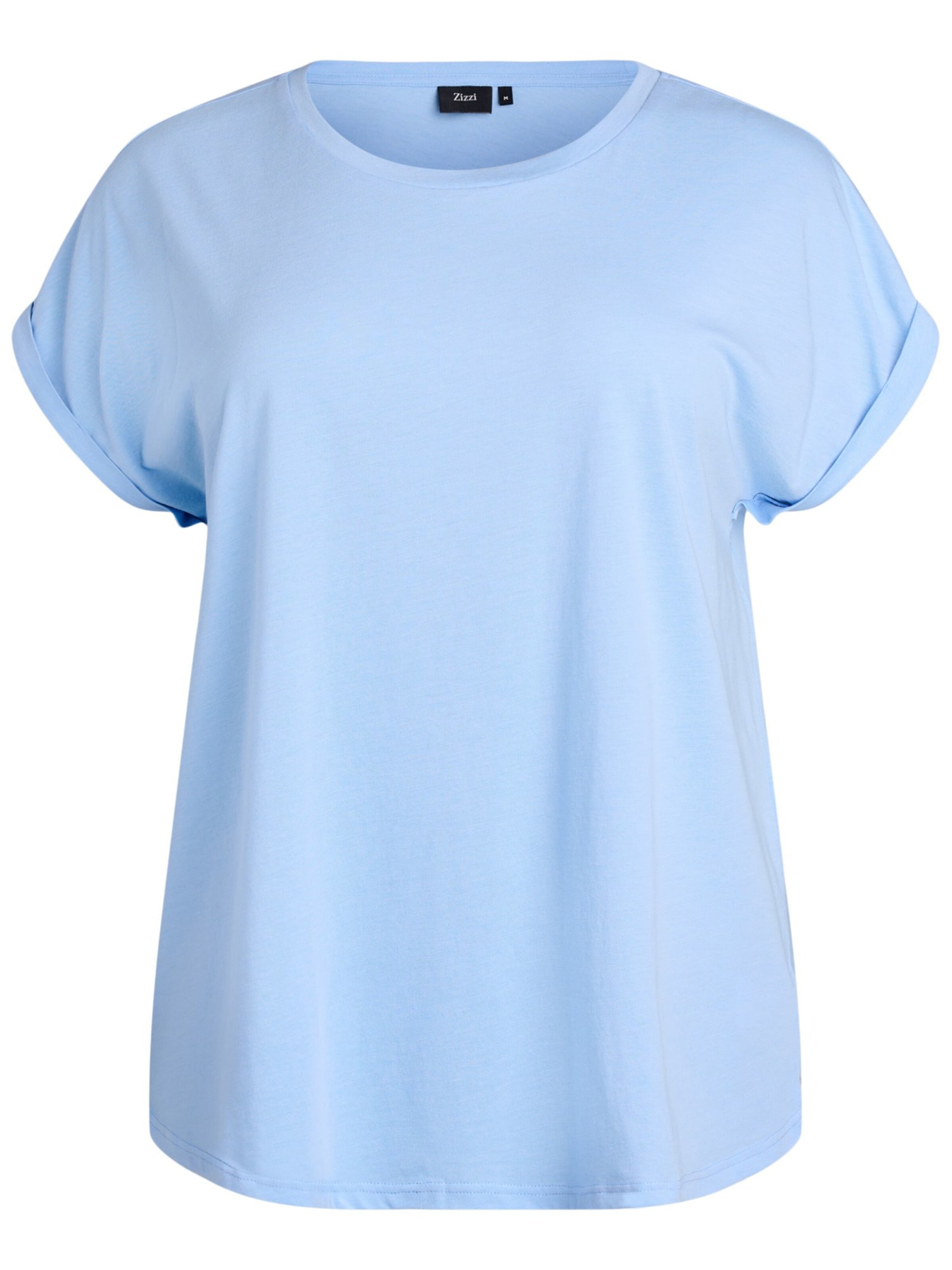 Maglietta 'MKATJA' di Zizzi in blu: frontale