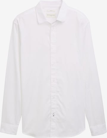 TOM TAILOR Business Shirt in White: front