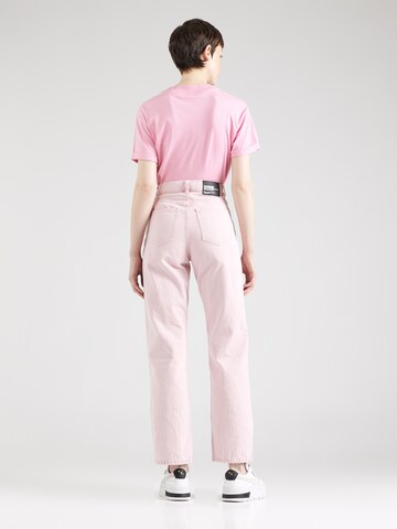 Dr. Denim Wide leg Jeans 'Echo' in Roze