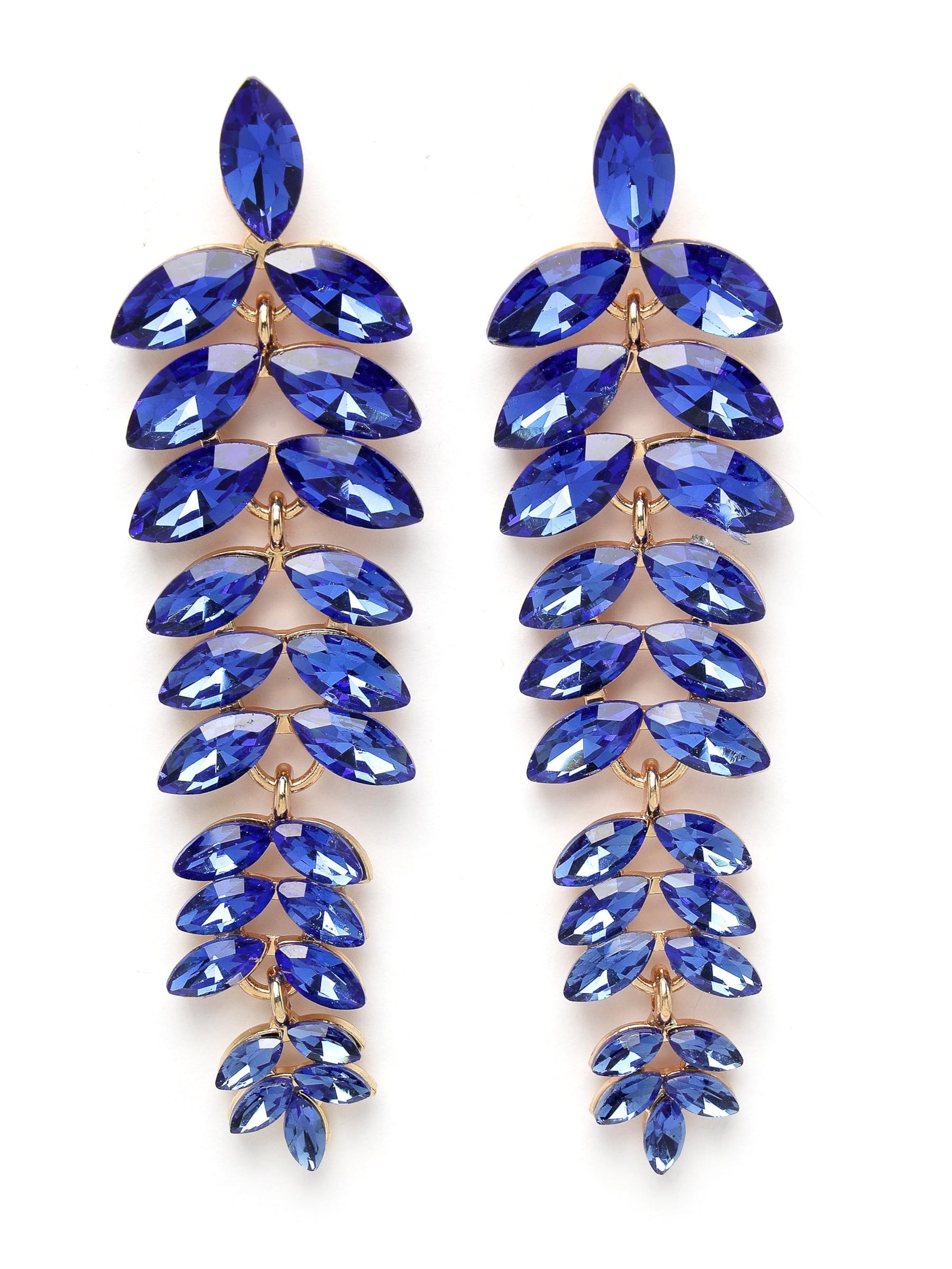 AVANT-GARDE PARIS Earrings 'Genevieveina' in Blue: front
