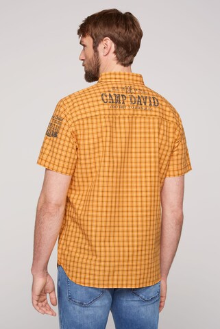 CAMP DAVID Regular Fit Hemd in Orange