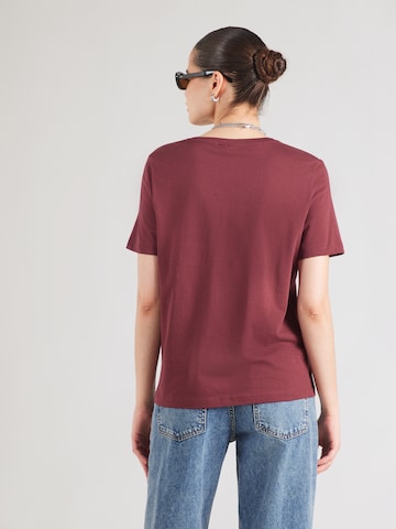 VERO MODA Majica 'VMFIE' | rdeča barva