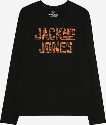 Jack & Jones Junior Shirt 'PEACE WALKER' in Black: front