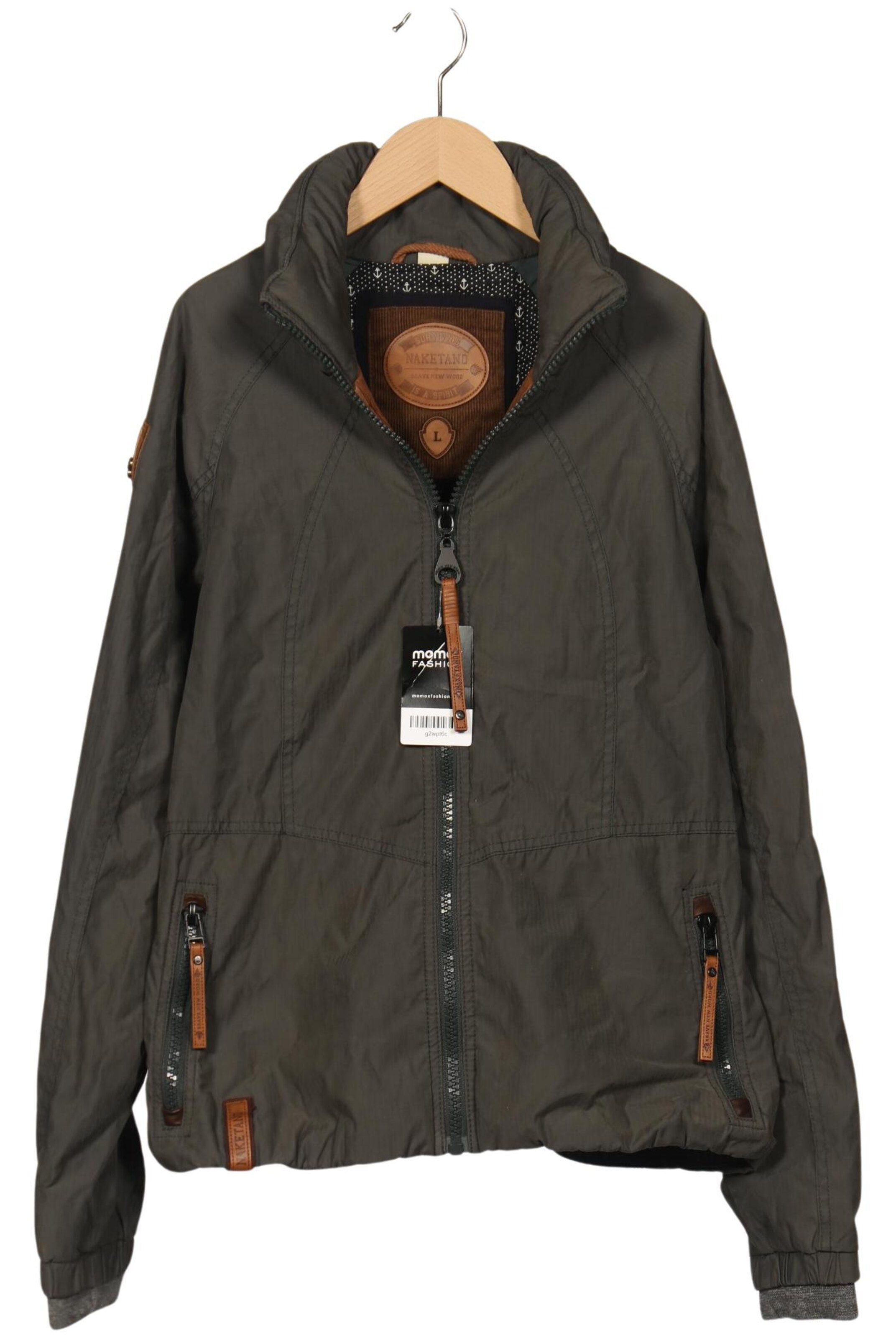 naketano Jacket & Coat in L in Grey: front