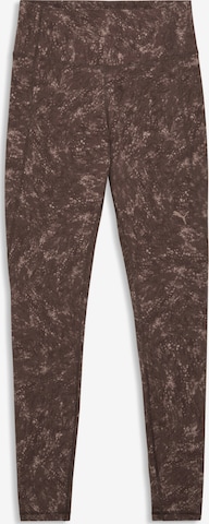 PUMA Skinny Sportbroek 'Cloudspun' in Bruin: voorkant