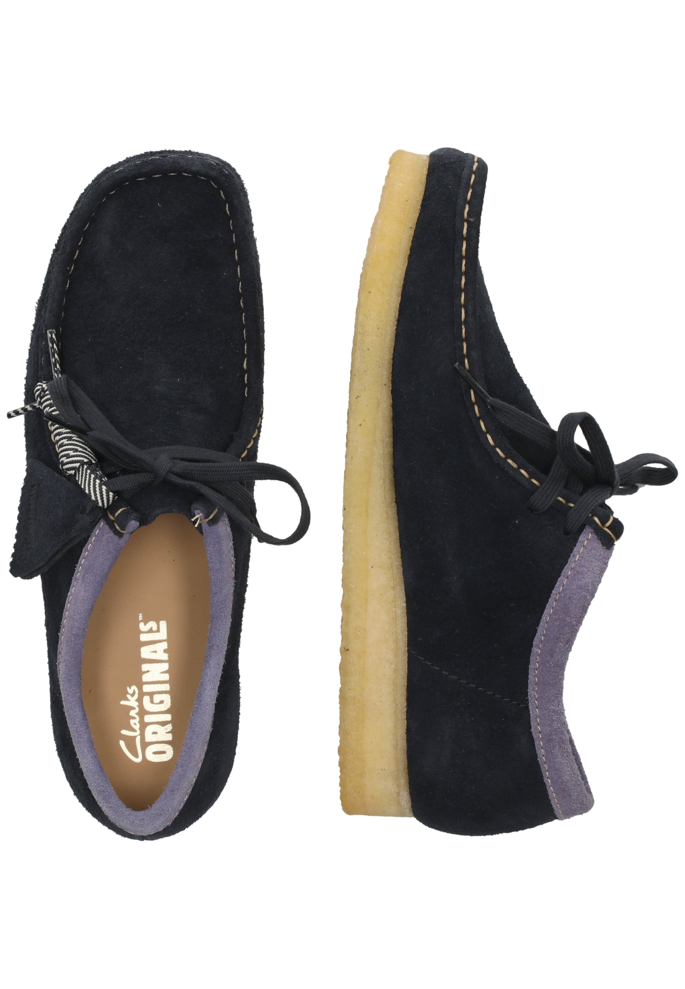 CLARKS Lace-up shoe 'Wallebee' in Blue