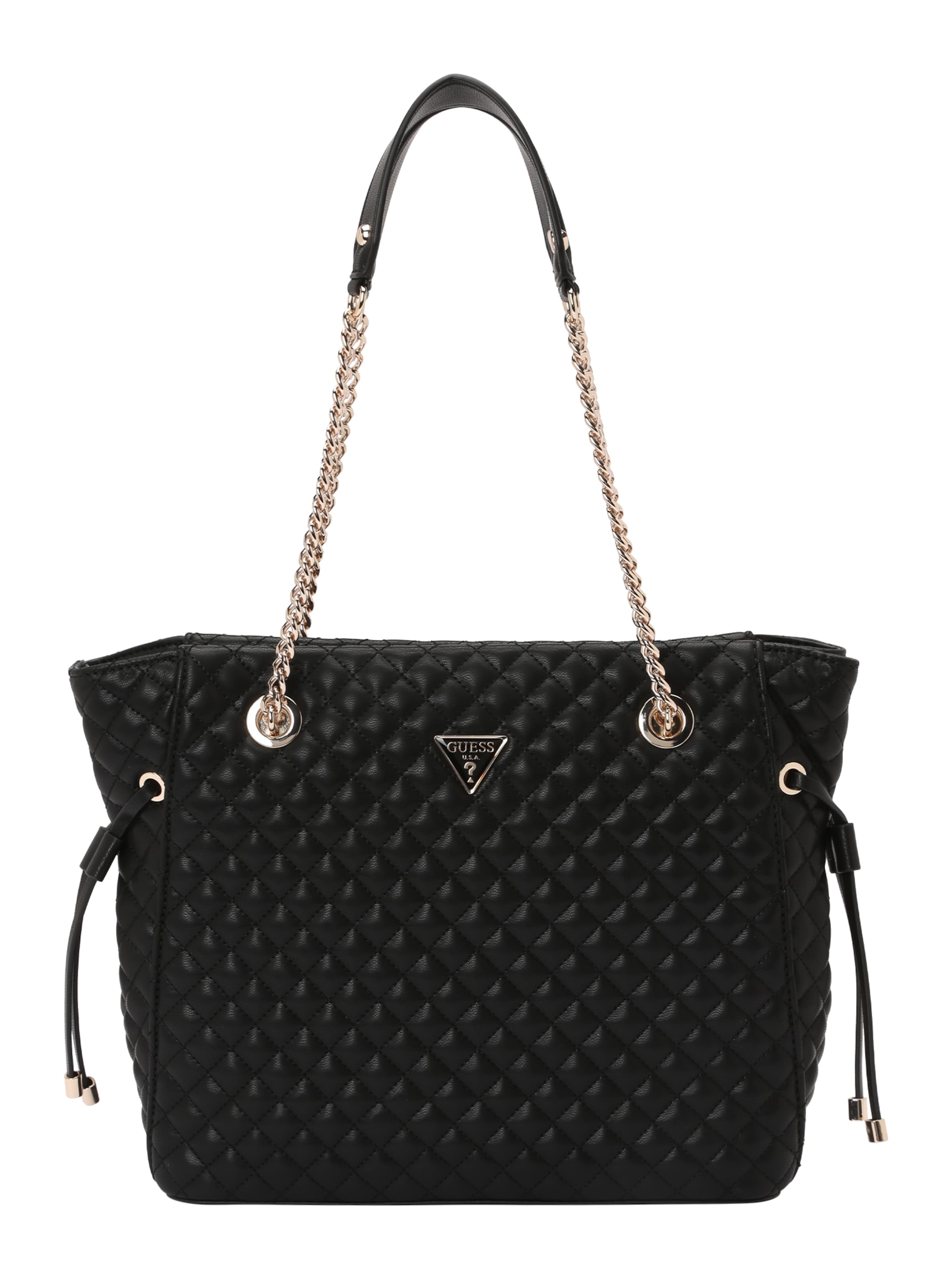 GUESS "Чанта тип ""Shopper""" 'EVERLEE TOTE' в черно: отпред