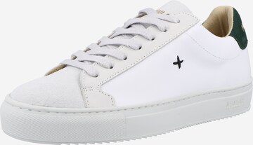 New Lab - Zapatillas deportivas bajas en blanco: frente