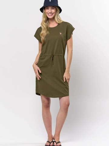 U.S. POLO ASSN. Jurk ' Ida ' in Groen