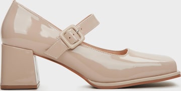 Estro Pumps '097-1' i beige: forside