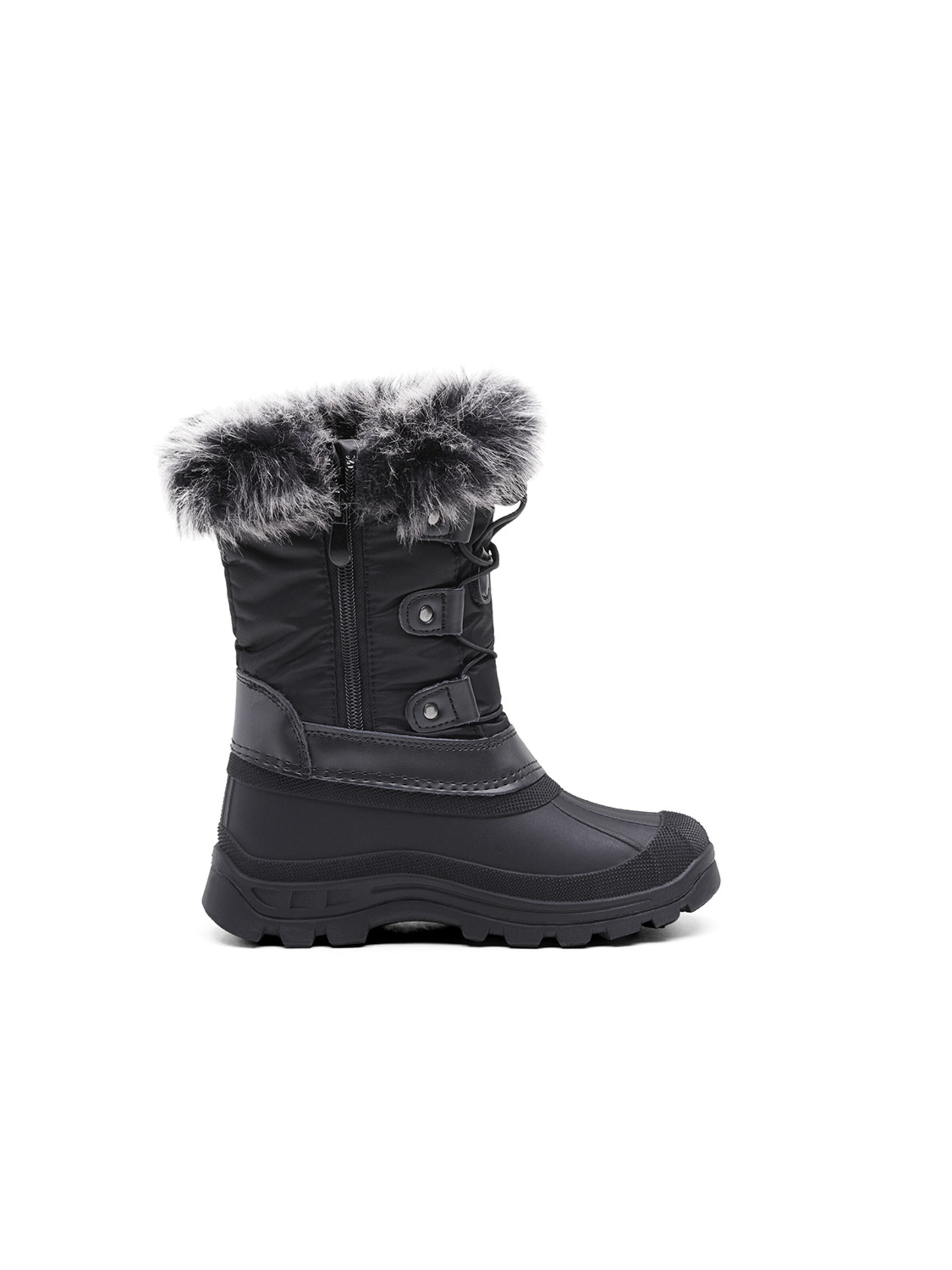 Bottes 'DREAM PAIRS Jungen Mädchen Schneestiefel Fashion Schnürstiefel' Dream Pairs en noir