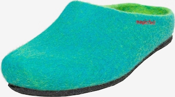 MagicFelt Slippers 'Filzpantoffel Magicfelt 709' in Blue: front