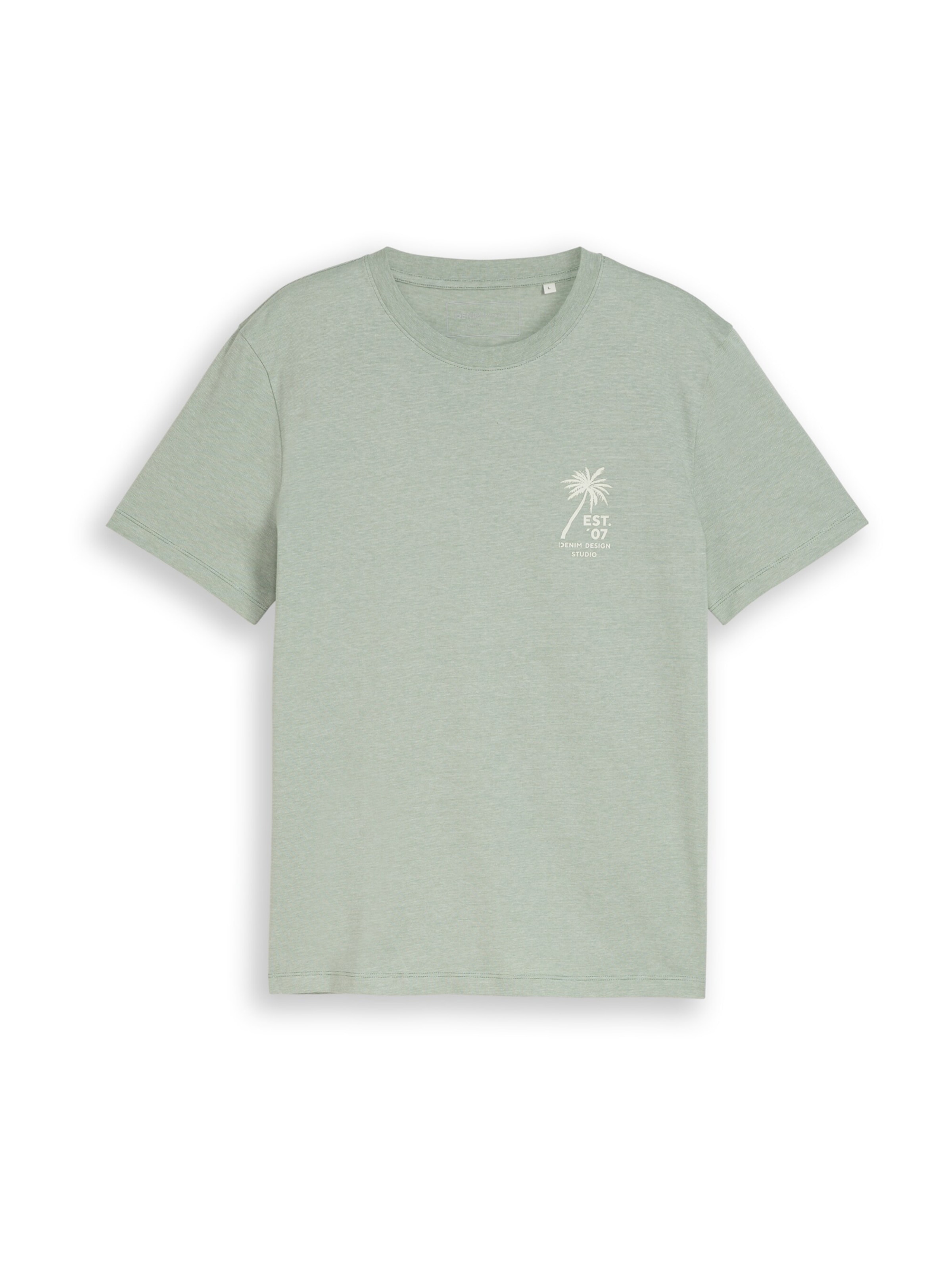 TOM TAILOR DENIM Shirt in Groen: voorkant