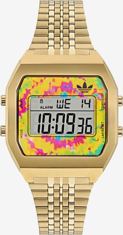Montre digitale ADIDAS ORIGINALS en or : devant