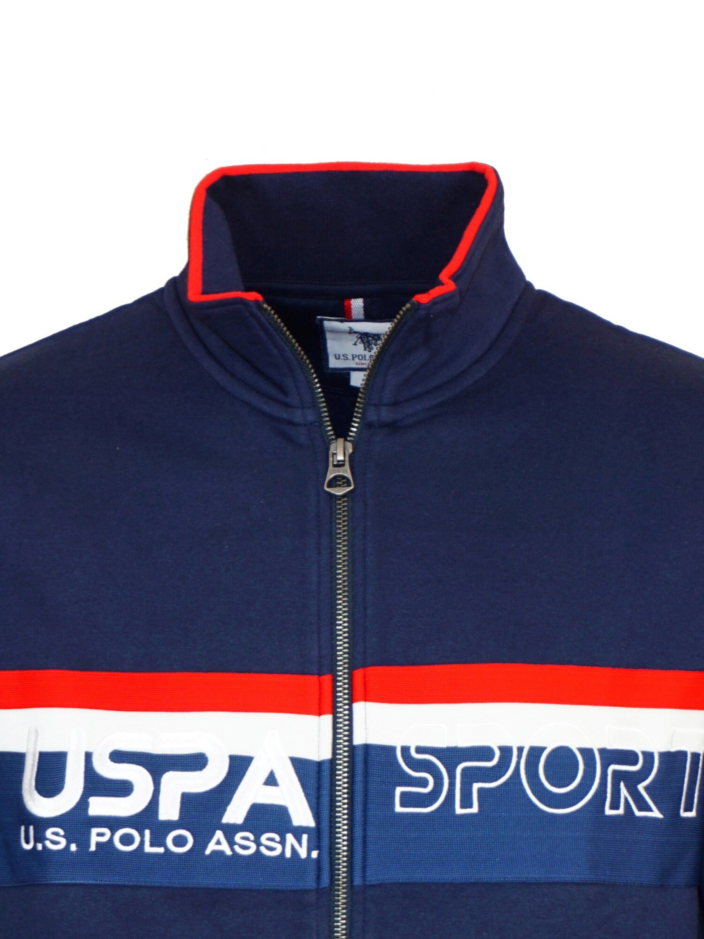 U.S. POLO ASSN. Sweat jacket in Blue