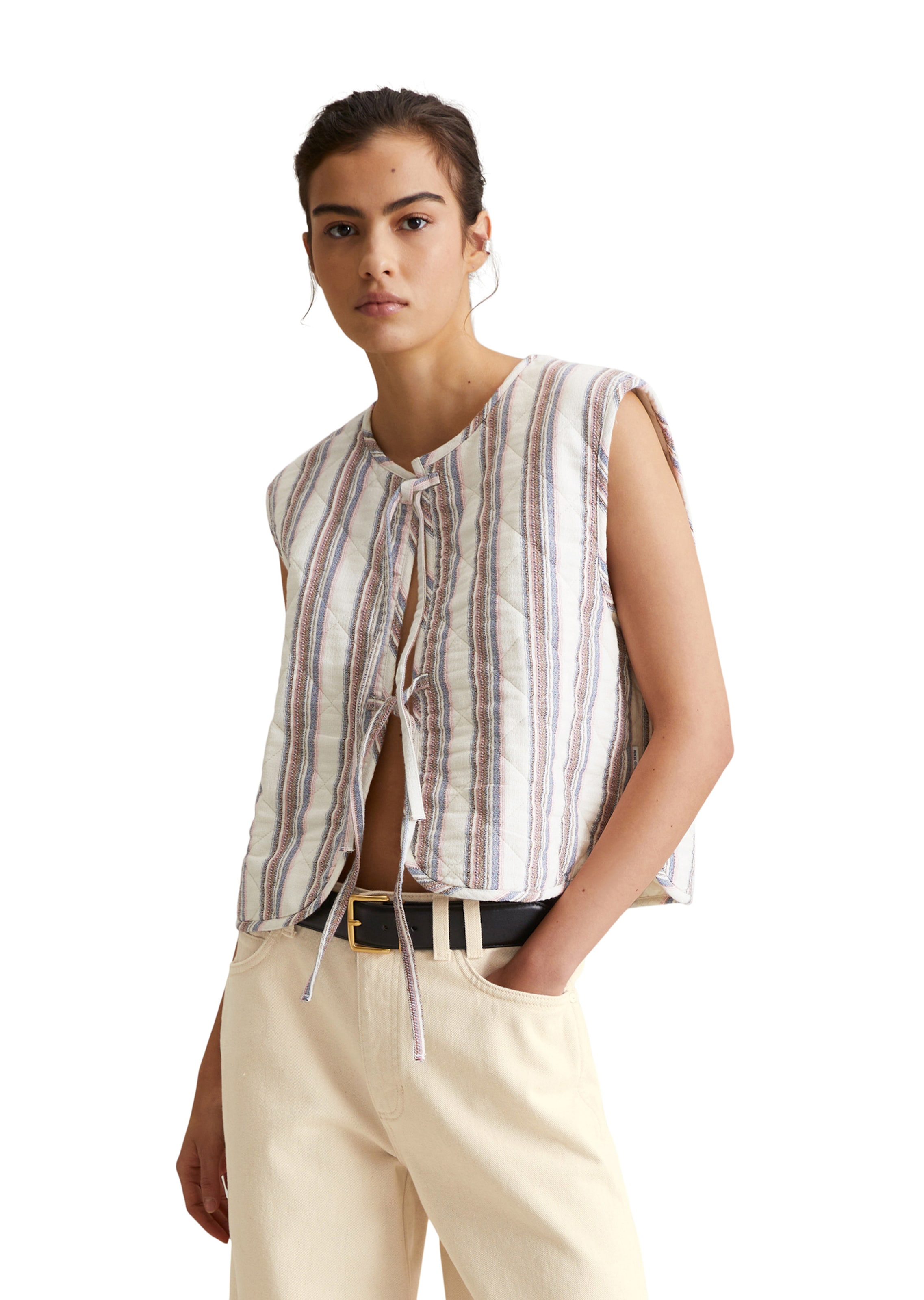 Gilet Marc O'Polo DENIM en blanc