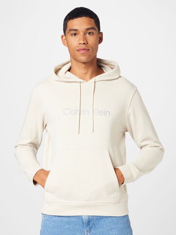 Calvin Klein Sport Sportief sweatshirt in Beige: voorkant