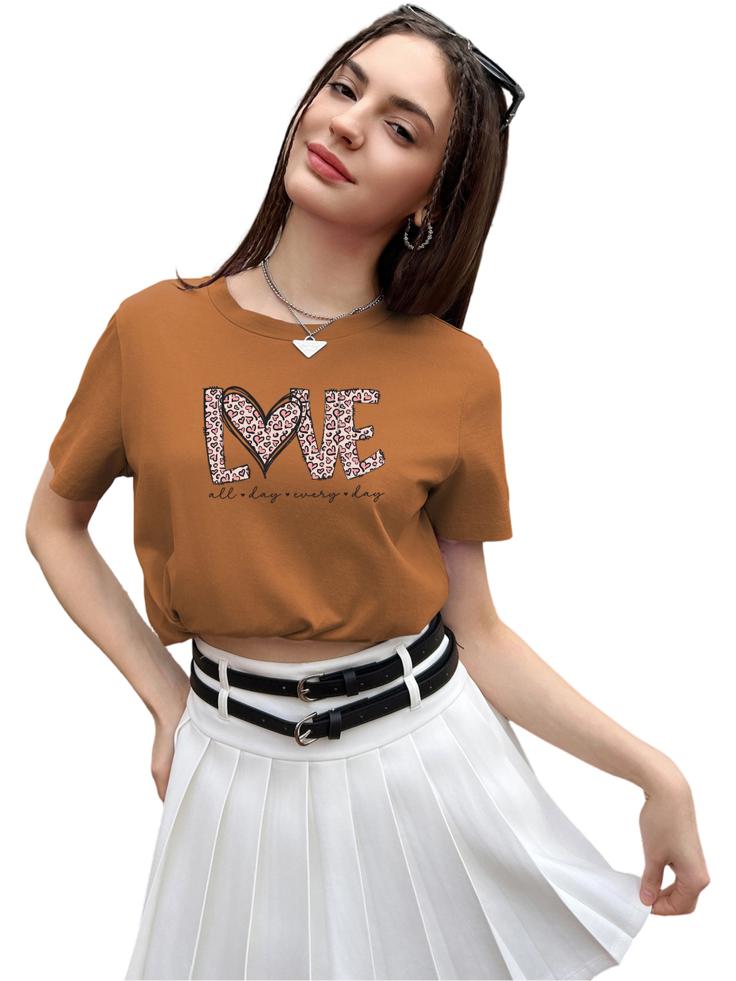 GORHEY Shirt in Oranje: voorkant