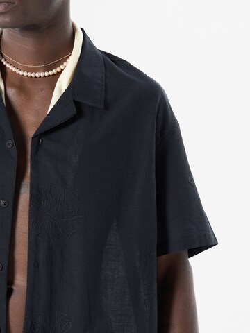 Comfort fit Camicia 'Yucca' di VAMOS CLO in nero