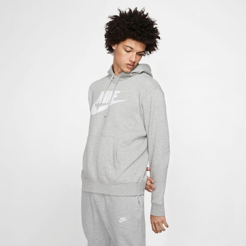 Nike Sportswear Regular fit Sweatshirt 'Club Fleece' in Grijs: voorkant