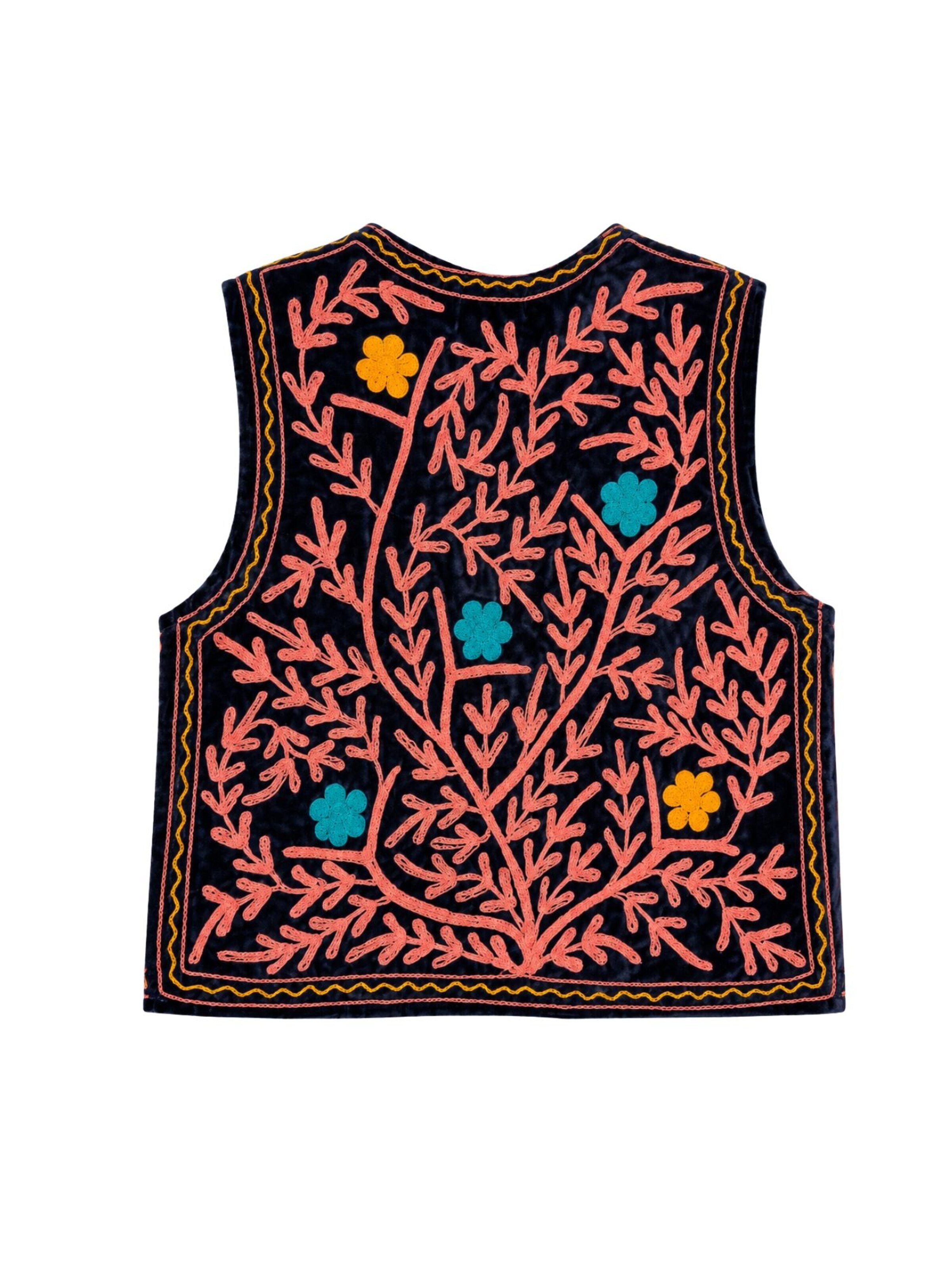 ASHINDIA Vest 'Weste-samt-5' in Mixed colors
