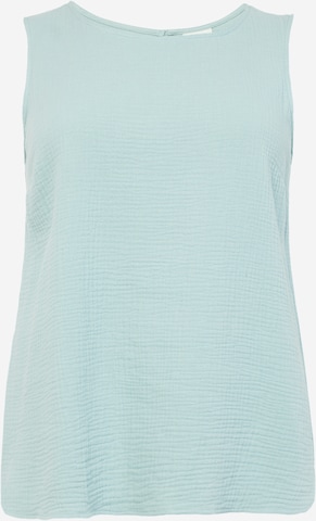 ONLY Carmakoma Blouse 'THEIS' in Blauw: voorkant