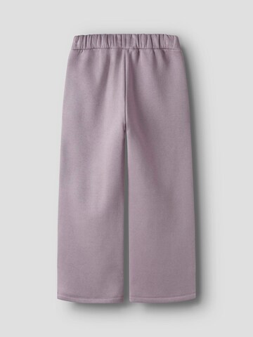 NAME IT Wide Leg Bukser i lilla