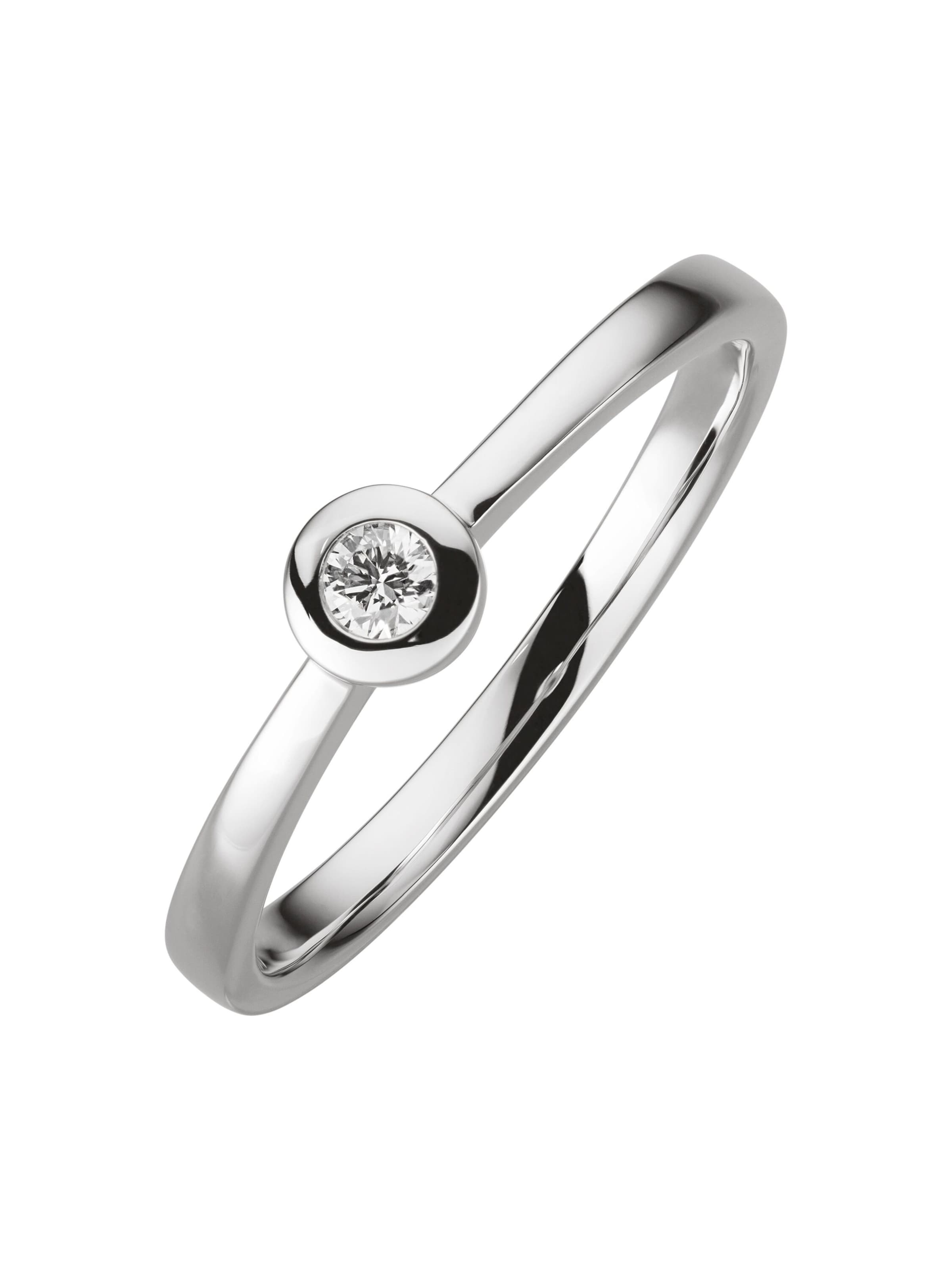 Orolino Ring in Weiß: Vorderseite