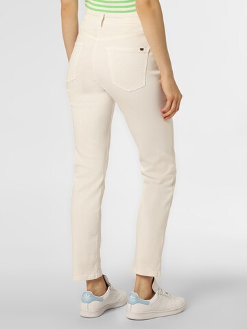 Cambio Slimfit Broek ' Pina ' in Beige