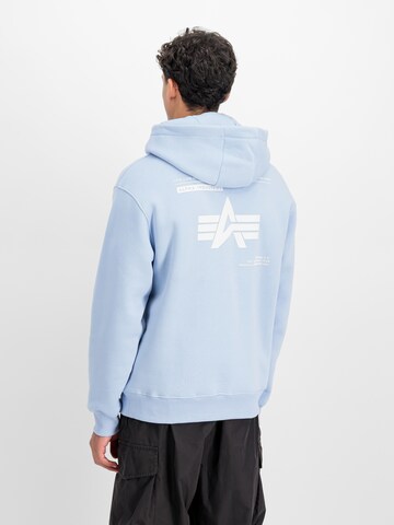 ALPHA INDUSTRIES Sweatshirt in Blue