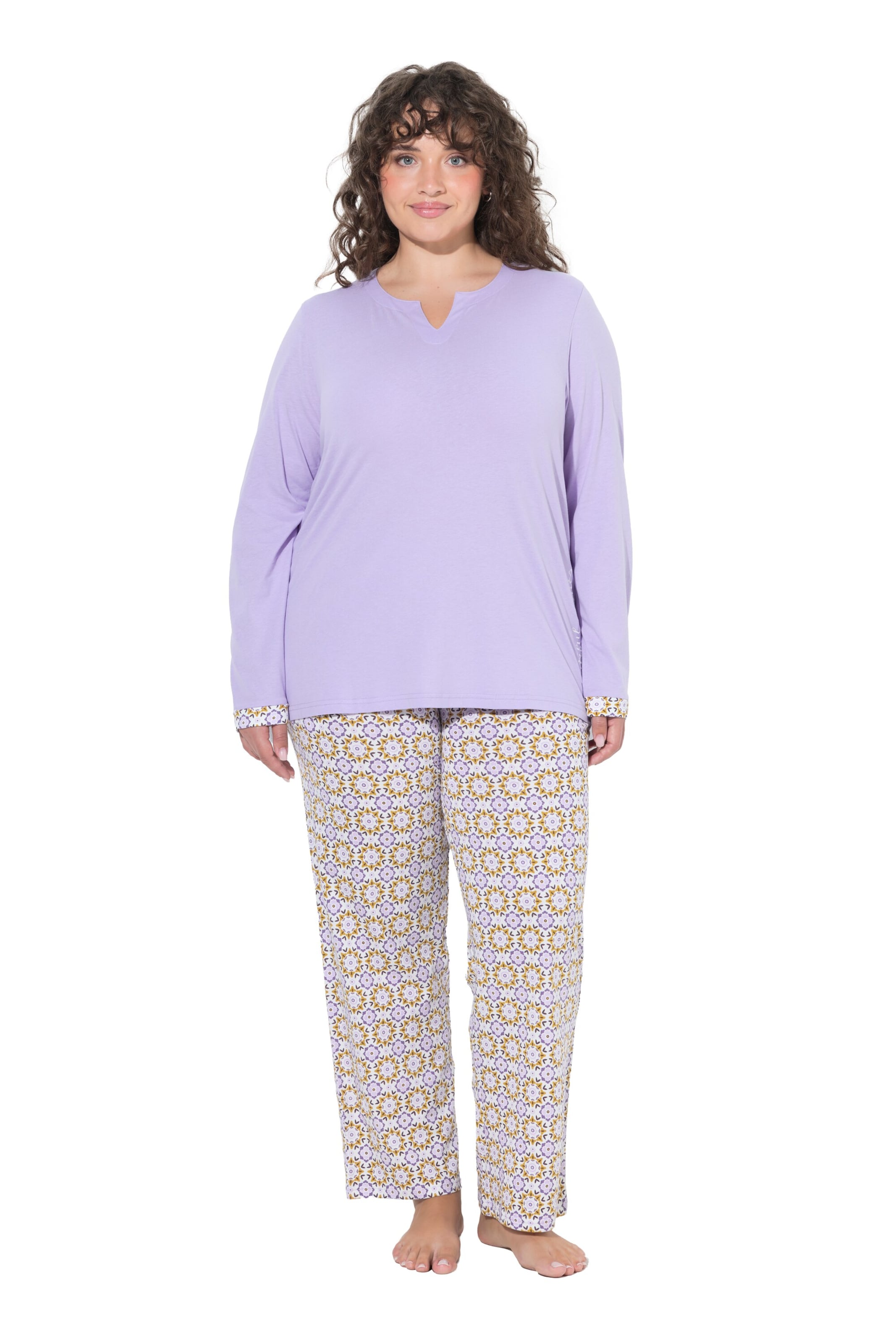 Ulla Popken Pajama in Mixed colours: front