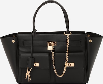 juoda ALDO Pirkinių krepšys 'KATE': priekis