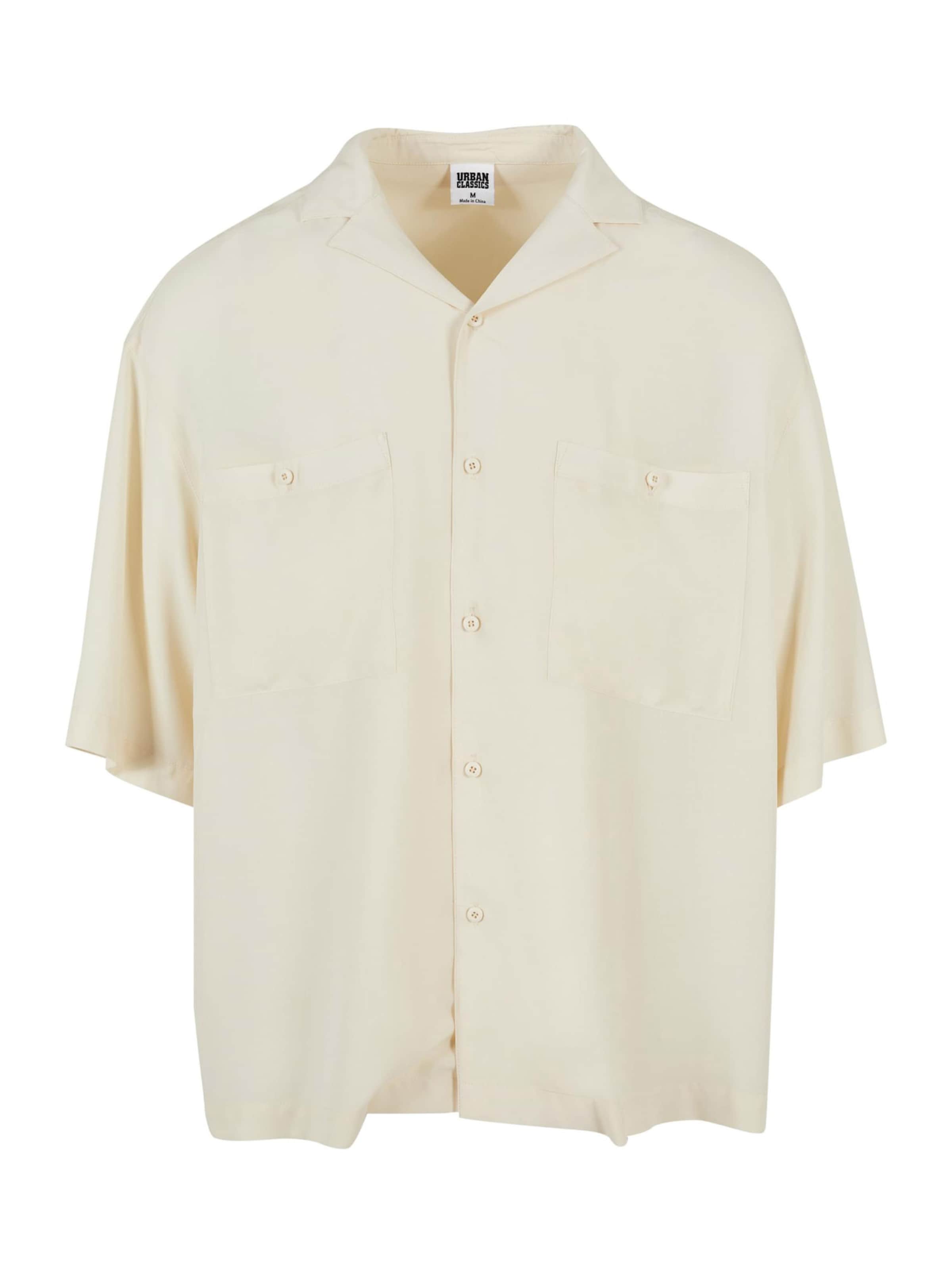 Fit confort Chemise Urban Classics en blanc : devant