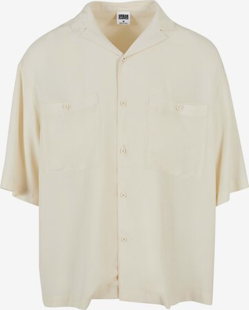 Urban Classics Comfort fit Button Up Shirt in White: front