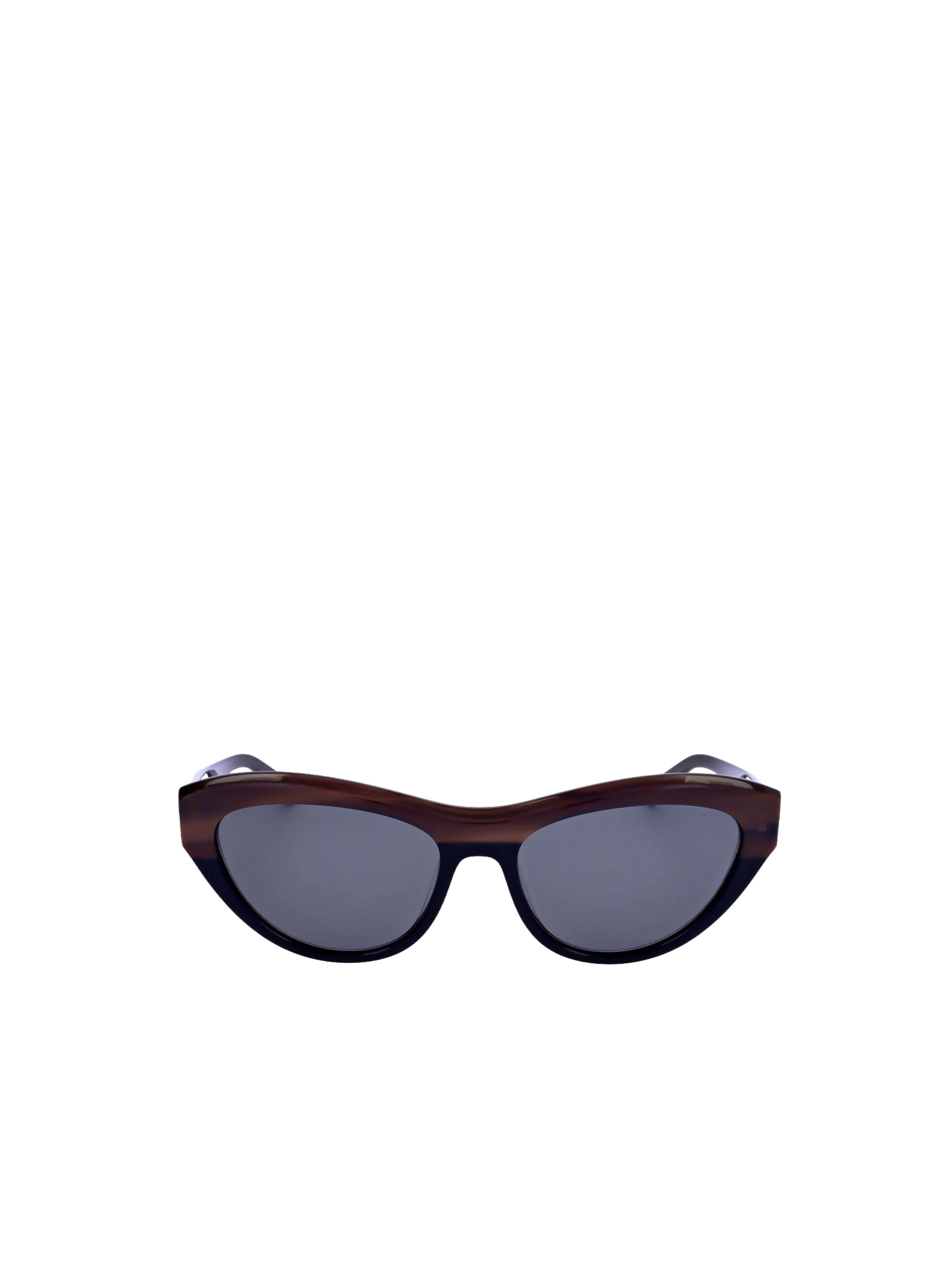 FERRAGAMO Sunglasses in Brown: front