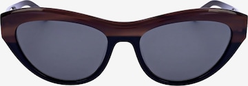FERRAGAMO Sunglasses in Brown: front
