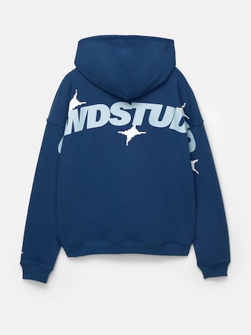 Sweat-shirt 'STWD STUDIO' Pull&Bear en bleu