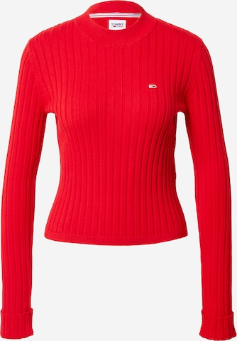 Tommy Jeans - Pullover em vermelho: frente