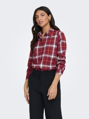 ONLY Blouse 'Wren' in Rood: voorkant