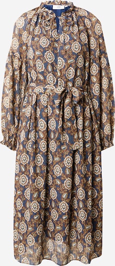 Noa Noa Mekko 'Nicoline' värissä laivastonsininen / ruskea / vaaleanharmaa, Tuotenäkymä