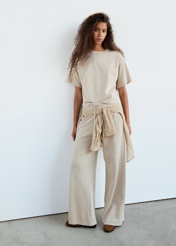 Maglietta 'PICO' di MANGO in beige
