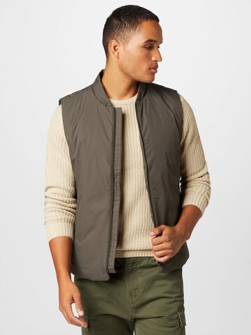 Gilet di Lindbergh in grigio: frontale