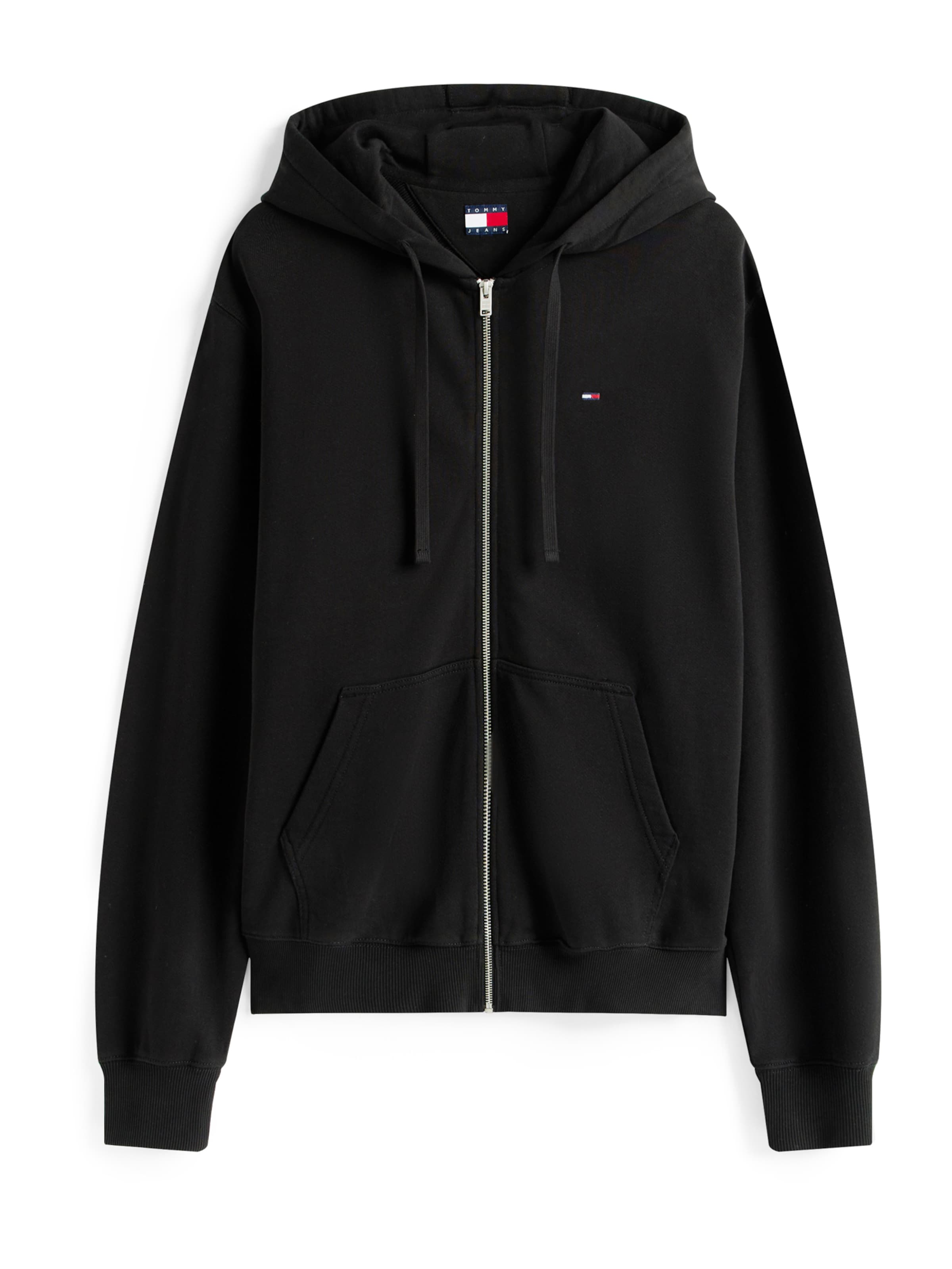 Tommy Jeans Bluza rozpinana w kolorze czarny: przód