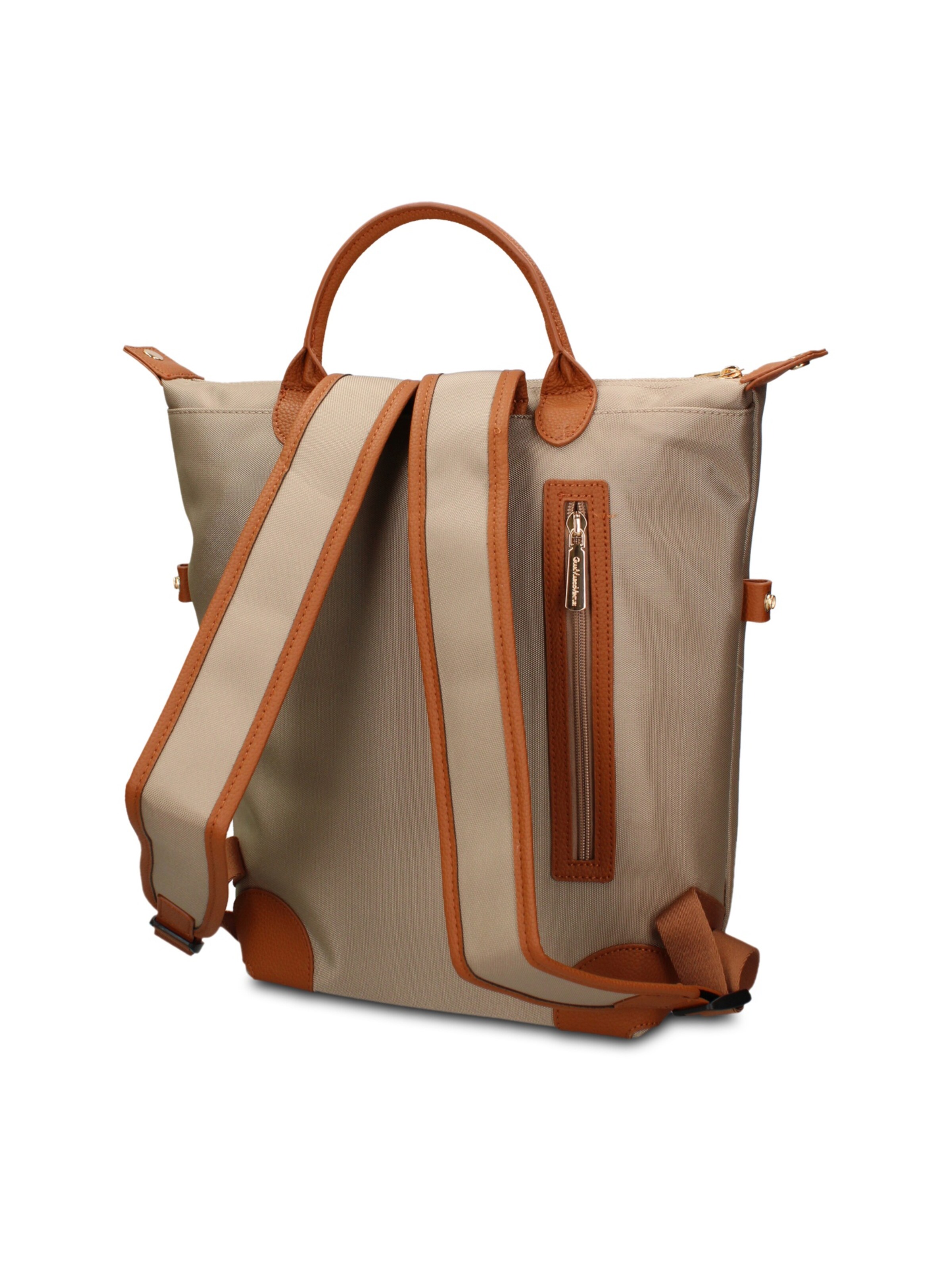 Zaino 'Zaino Novara Elite Gianmarco Venturi - Pelle Vegana 100% PU' di GianMarco Venturi in beige